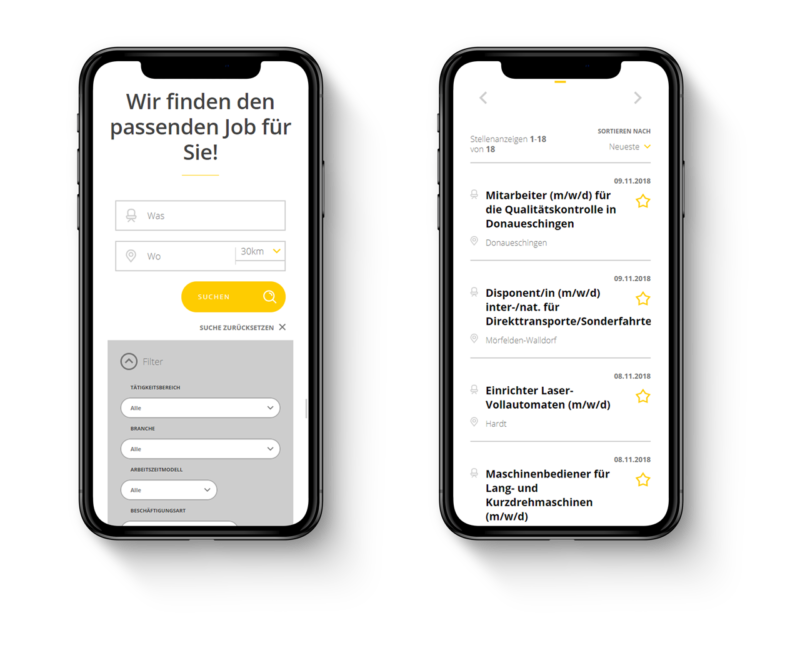 inmedio-personal-mockup-iphonex-tuttlingen-contradigital-webdesign-jobsuche-funktion